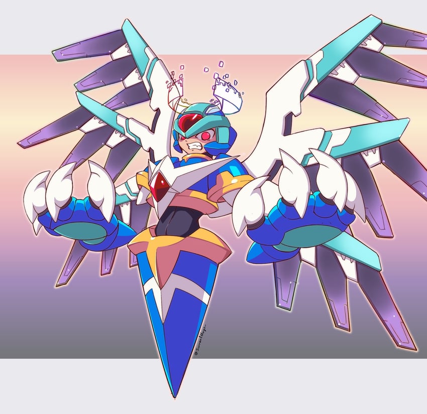 copy x (mega man and 2 more) drawn by surrealmason