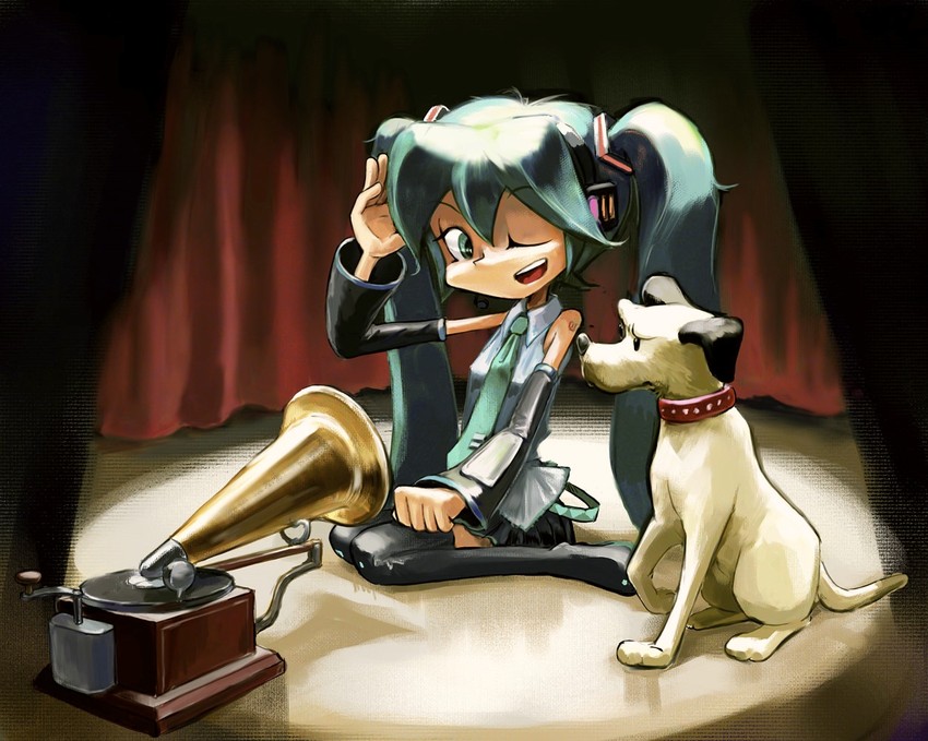 hatsune miku (vocaloid and 1 more) drawn by tnt_(tnt8823)