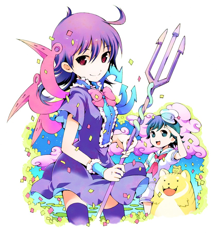houjuu nue and murasa minamitsu (touhou) drawn by ichizen_(o_tori)