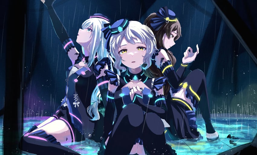 kitazawa shiho, makabe mizuki, and shiraishi tsumugi (idolmaster and 2 more) drawn by pirkgk4869