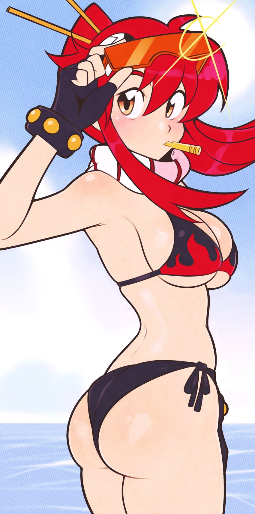 yoko littner (tengen toppa gurren lagann) drawn by jeff_miga