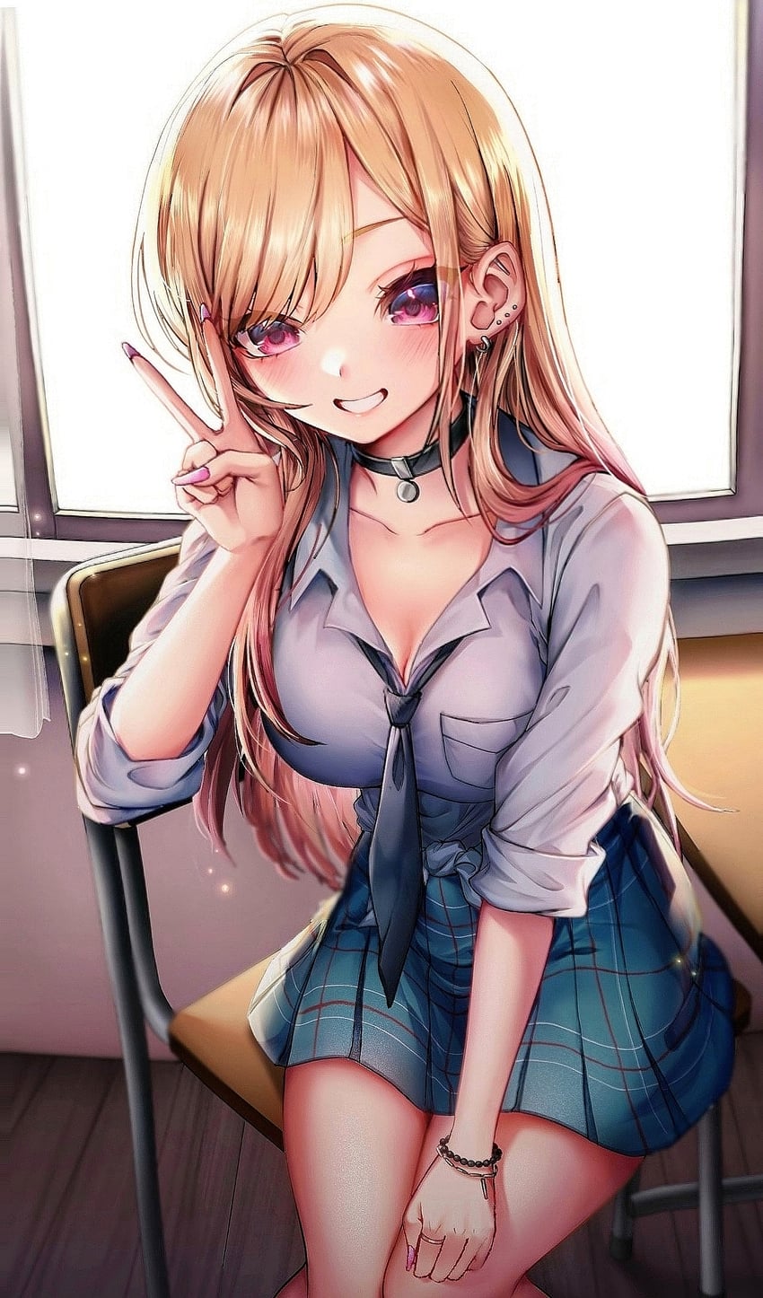 kitagawa marin (sono bisque doll wa koi wo suru) drawn by hanna_(hn000000)