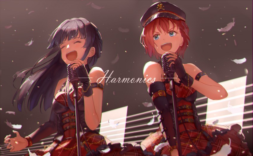mogami shizuka and julia (idolmaster and 1 more) drawn by madogiwa_(ran5)