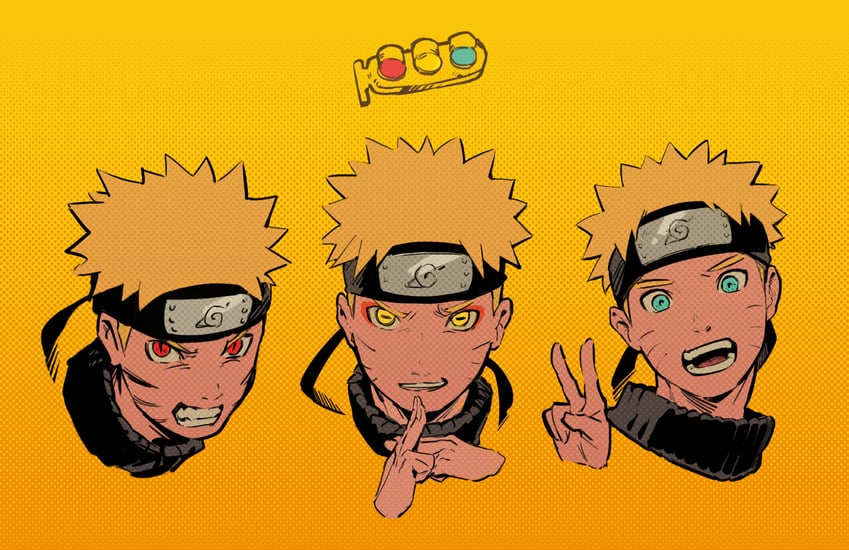 uzumaki naruto (naruto and 1 more) drawn by 006_wa