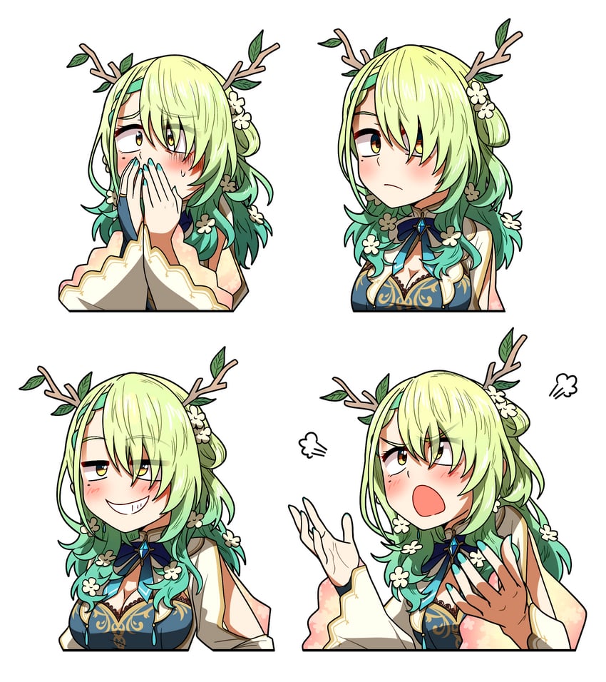 ceres fauna (hololive and 1 more) drawn by ddolbang