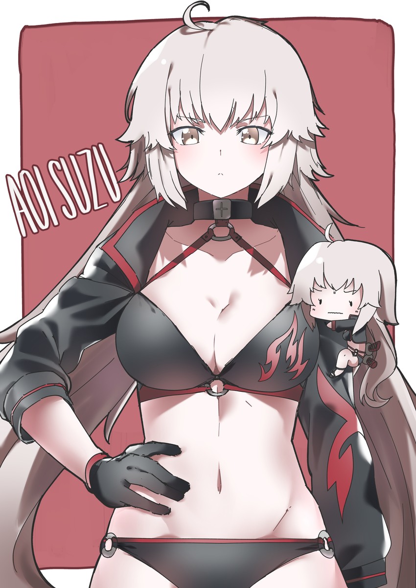 jeanne d'arc alter (fate and 1 more) drawn by aoi_suzu