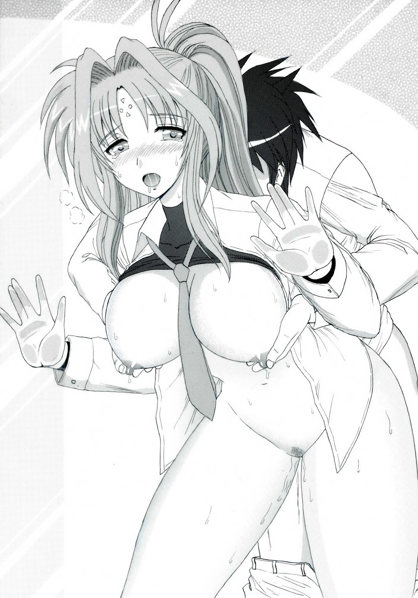 lindy harlaown (lyrical nanoha and 1 more) drawn by kirishima_goro_(55541)