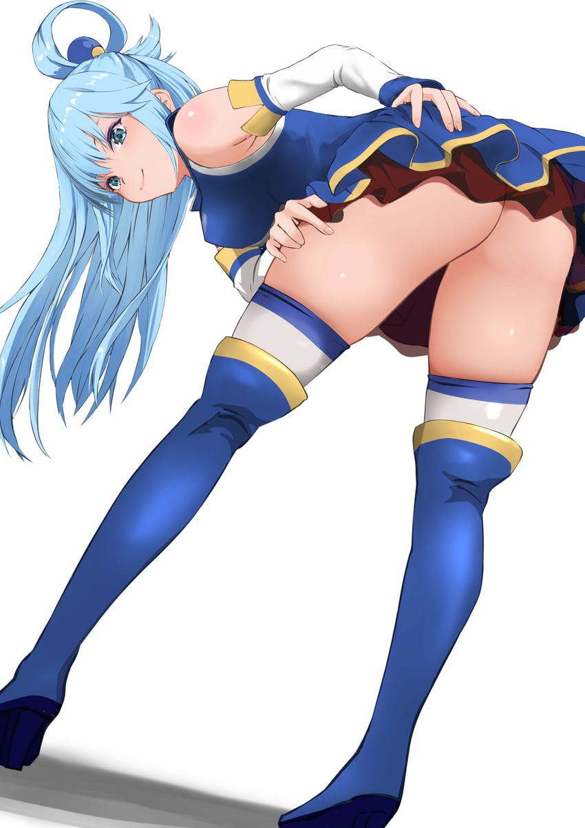 aqua (kono subarashii sekai ni shukufuku wo!) drawn by gibun_(sozoshu)