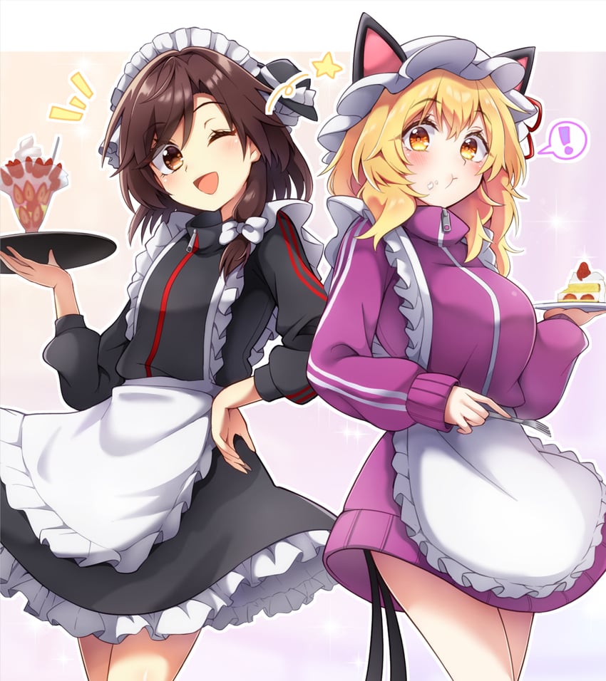usami renko and maribel hearn (touhou) drawn by keyaki_chimaki