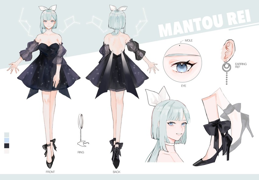 mantou rei (indie virtual youtuber) drawn by eon_/_ieon