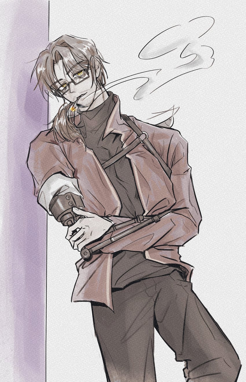 gregor (project moon and 1 more) drawn by 0_moonn