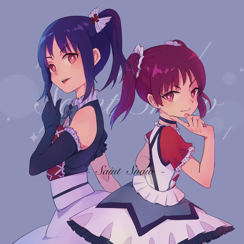 kazuno sarah and kazuno leah (love live! and 1 more) drawn by walliant_(walnutlin)