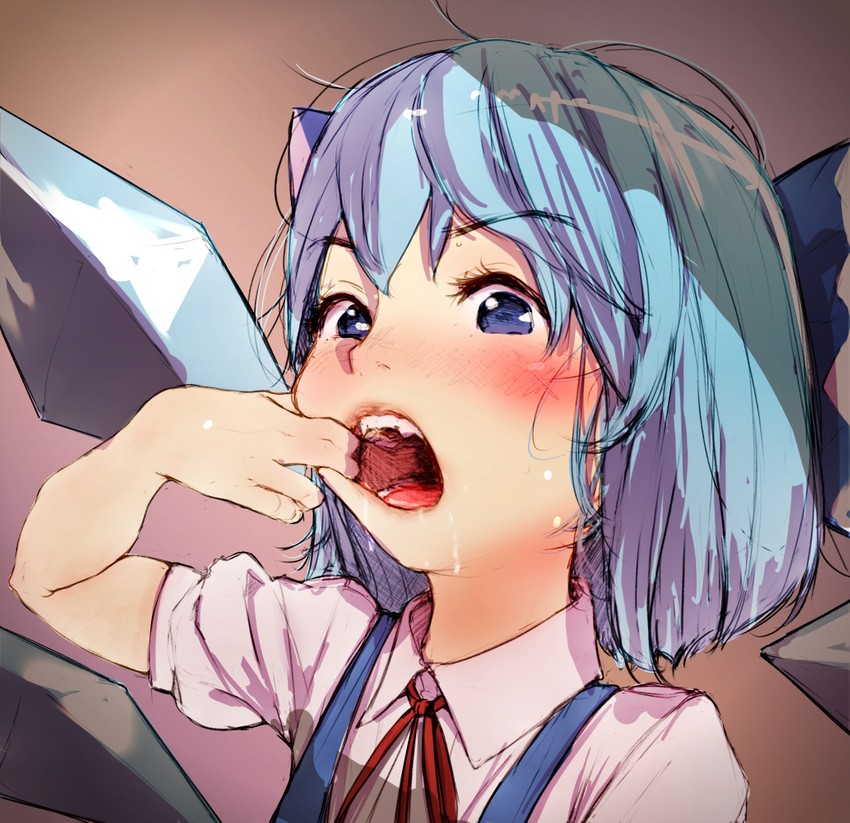 cirno (touhou) drawn by diathorn