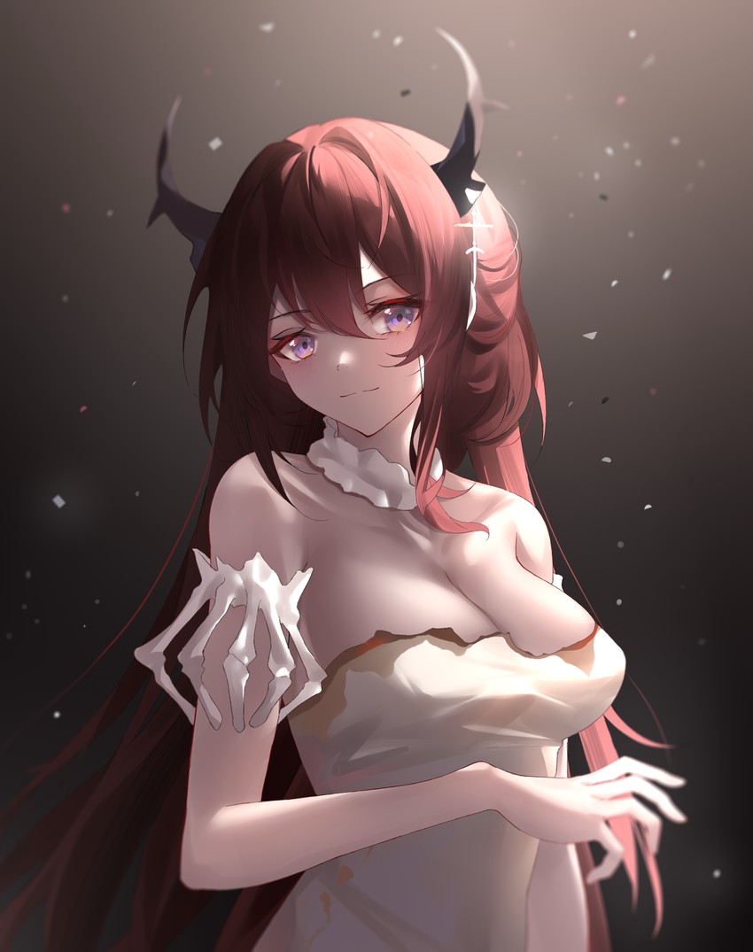 surtr (arknights) drawn by shokuyou_koori