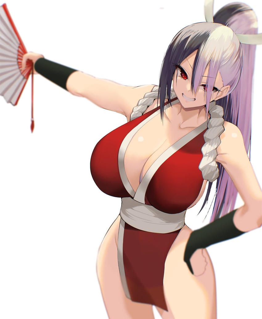 shiranui mai and towa (indie virtual youtuber and 2 more) drawn by satou_daiji