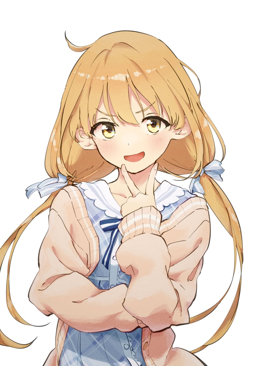 futaba anzu (idolmaster and 2 more) drawn by sanpo_(sanpo_1027)