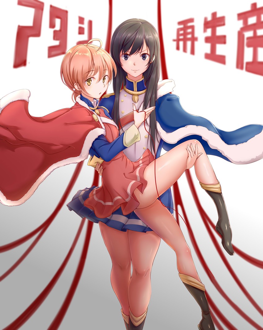 koito yuu and nanami touko (shoujo kageki revue starlight and 1 more) drawn by goldenweeksama