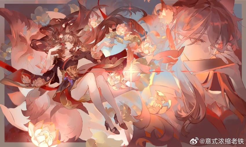 tingyun and fugue (honkai and 1 more) drawn by liulianjingrua