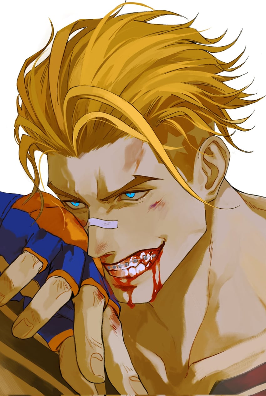 luke sullivan (street fighter and 2 more) drawn by cttttccct