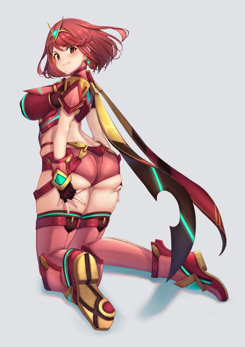 pyra (xenoblade chronicles and 1 more) drawn by kent0320