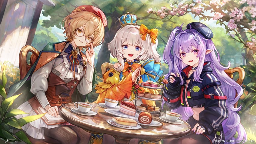 clio aite, eepy sleepy, and marimari (phase connect) drawn by 3four