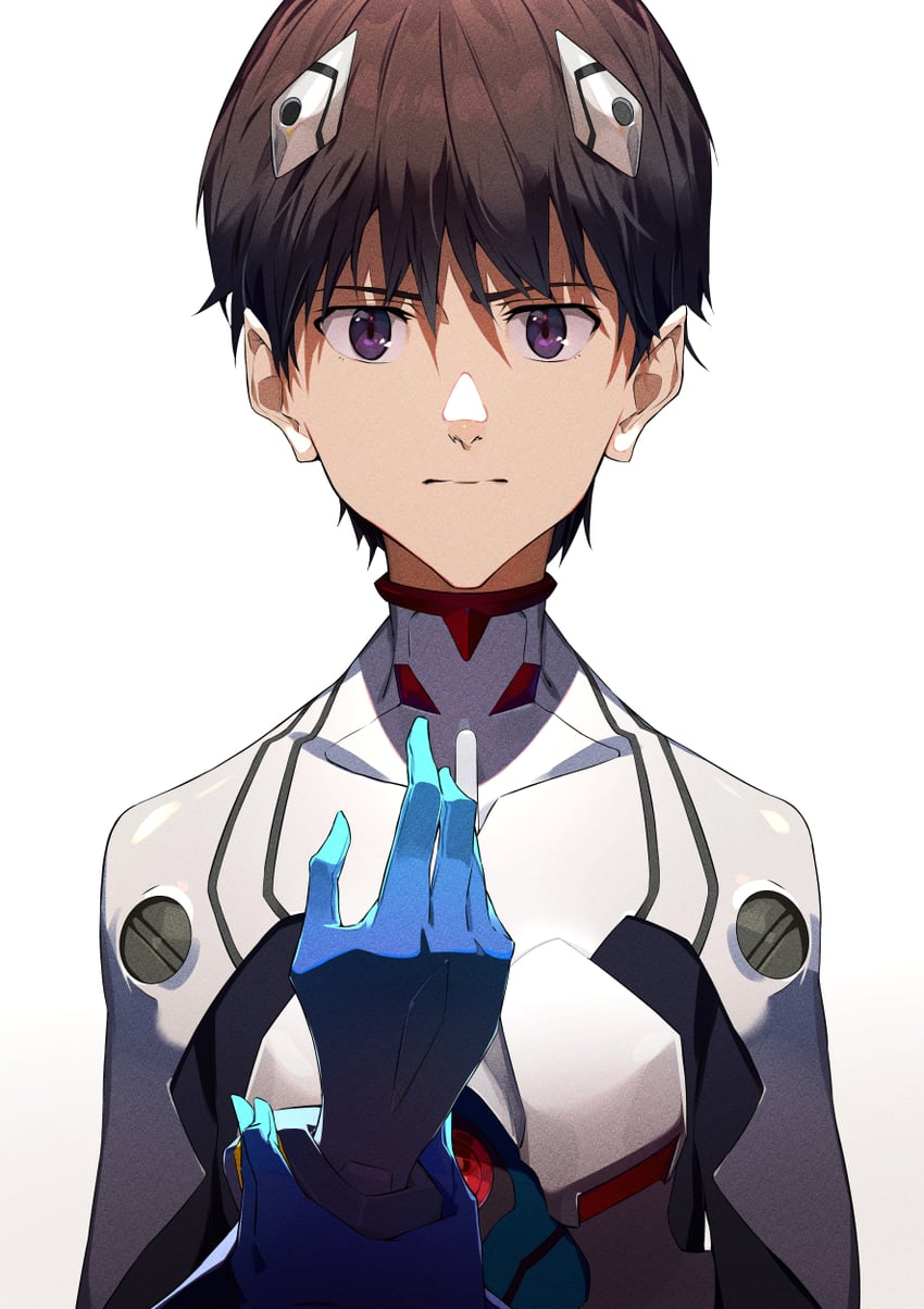 ikari shinji (neon genesis evangelion and 2 more) drawn by ibaraki_shun