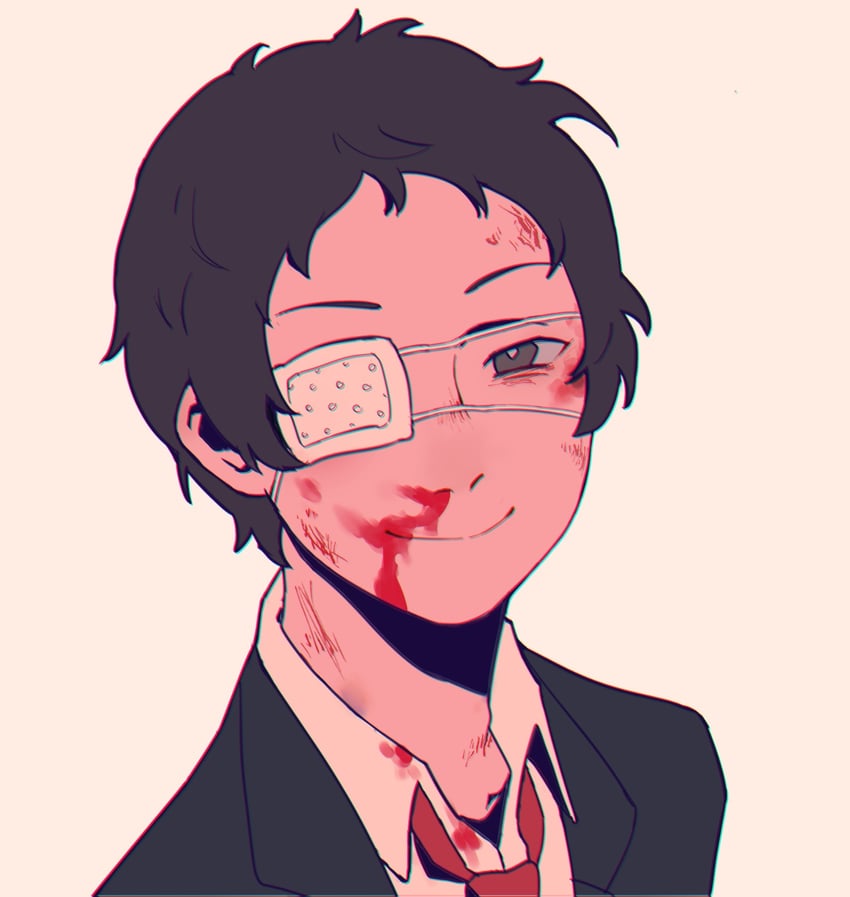 adachi tooru (persona and 1 more) drawn by tedty33