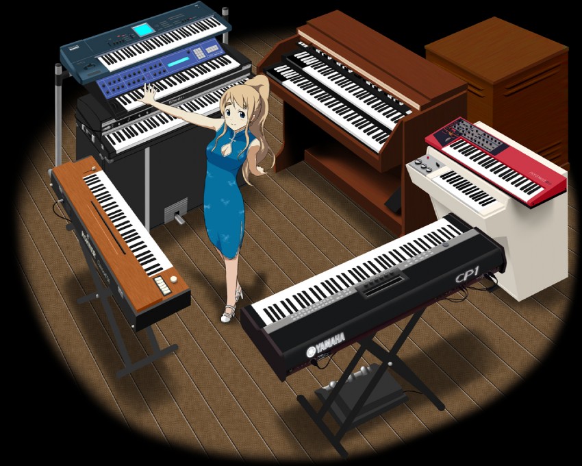 kotobuki tsumugi (k-on! and 1 more) drawn by richard_crazyman