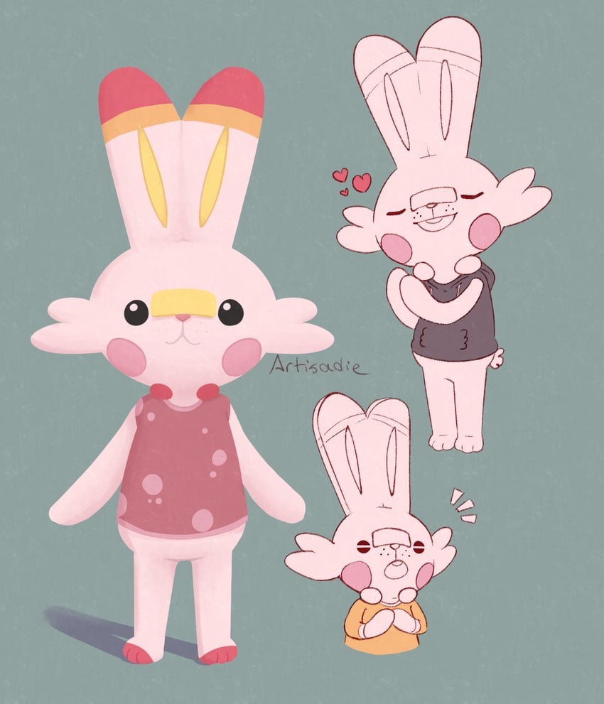 scorbunny (pokemon and 1 more) drawn by artisadie