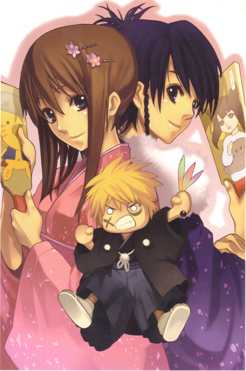 aurica nestmile, misha arsellec lune, lyner barsett, hama, and don leon (ar tonelico and 1 more) drawn by nagi_ryou