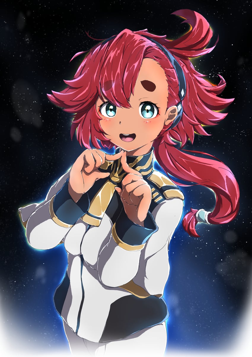 suletta mercury (gundam and 1 more) drawn by syumashi