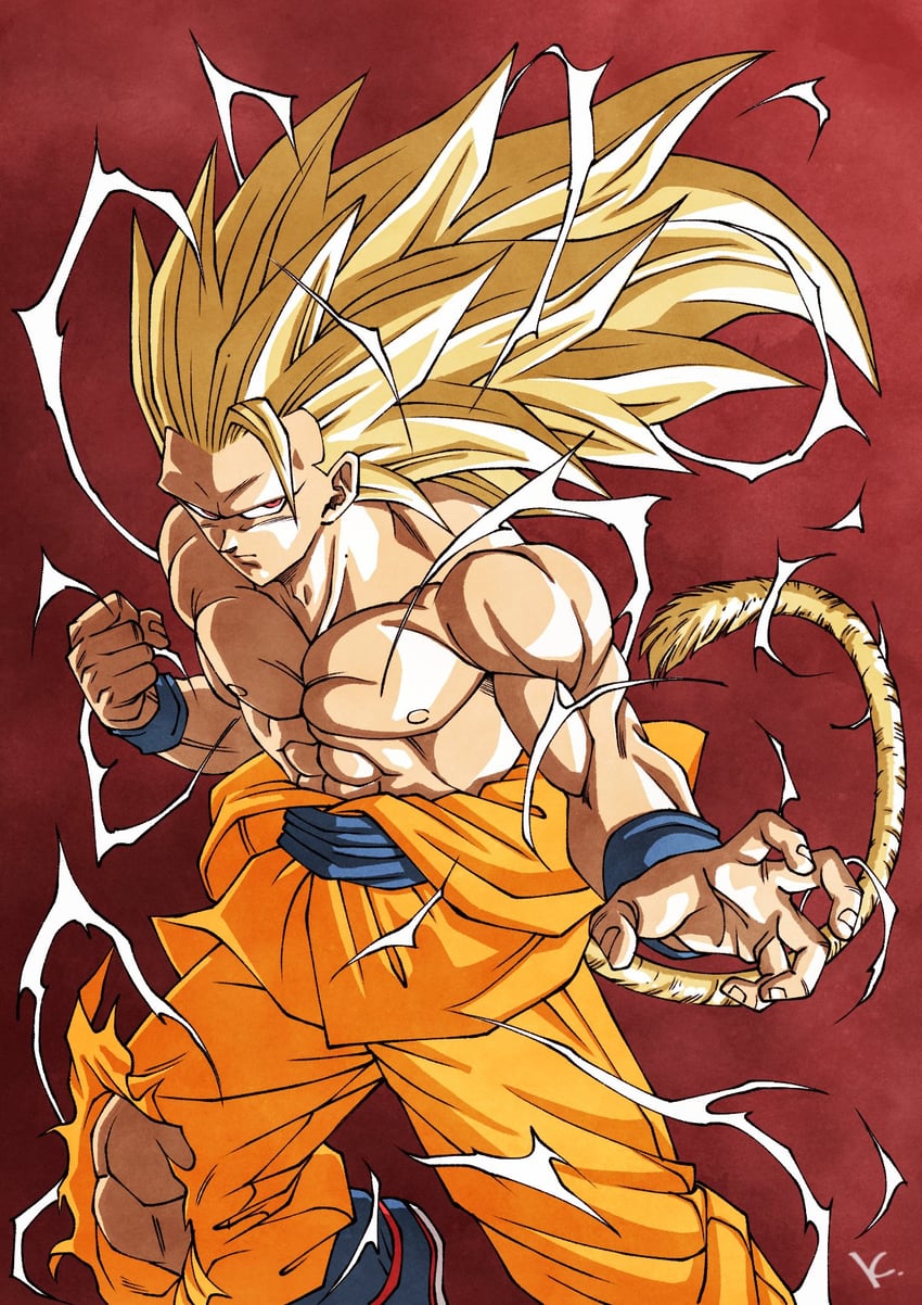 son goku (dragon ball and 1 more) drawn by kakeru_(dbskakeru)