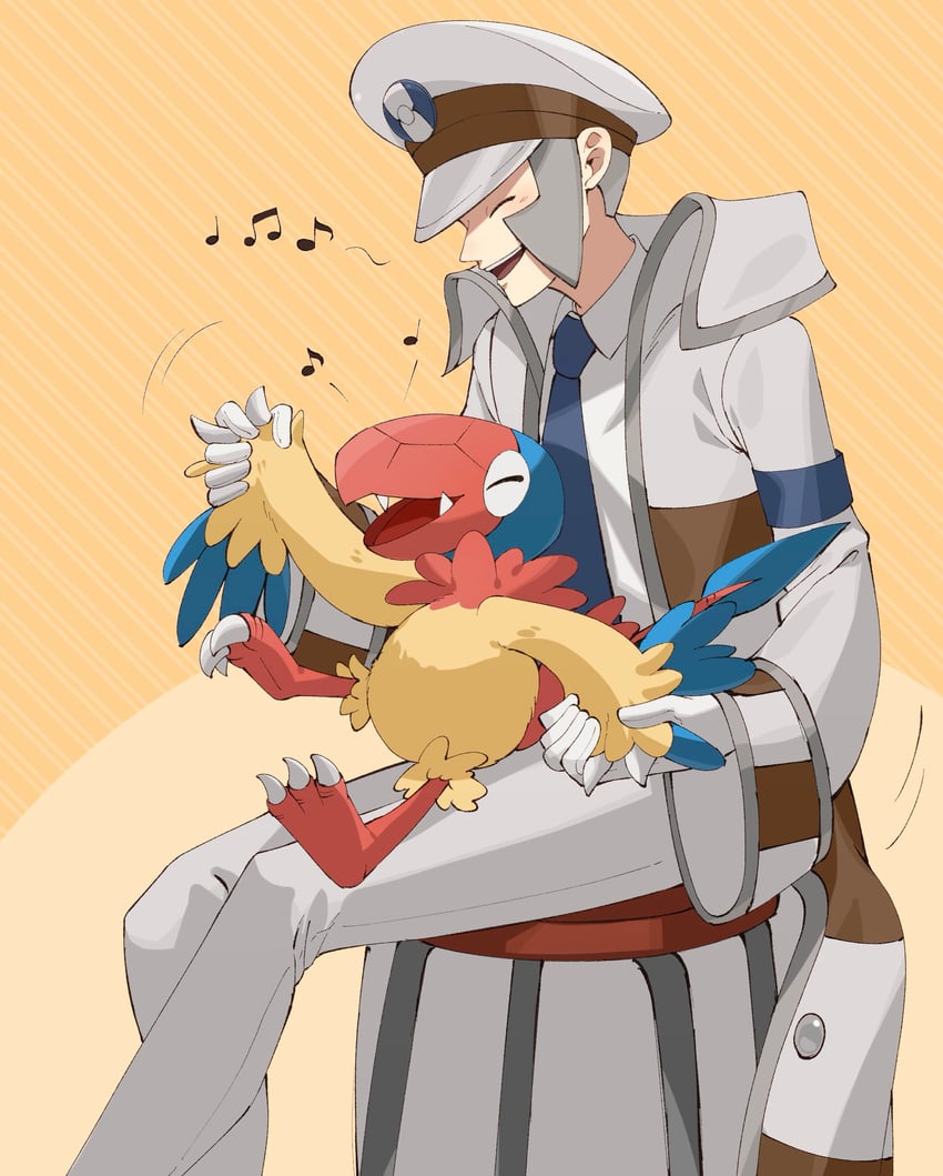 emmet and archen (pokemon and 1 more) drawn by sankakuzirusis