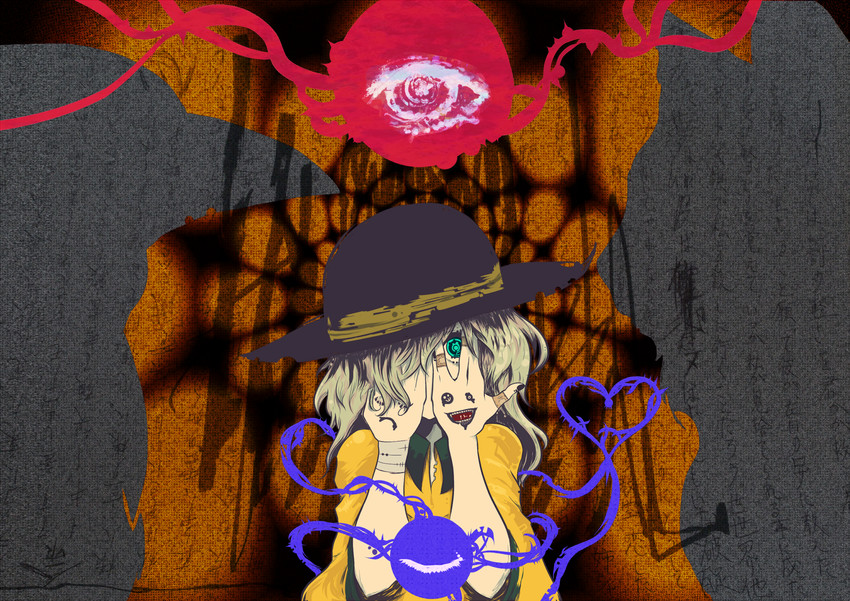 komeiji koishi, komeiji satori, kaenbyou rin, and reiuji utsuho (touhou) drawn by tabazi