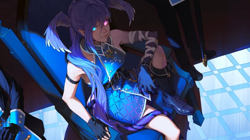 selen tatsuki (nijisanji and 1 more) drawn by shannon_xie
