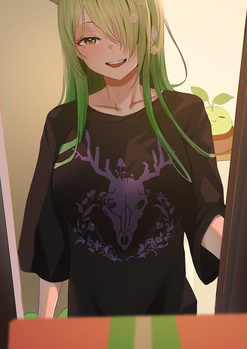 ceres fauna and sapling (hololive and 1 more) drawn by redi_(rasec_asdjh)