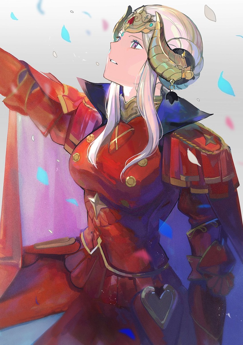 edelgard von hresvelg (fire emblem and 1 more) drawn by kyufe