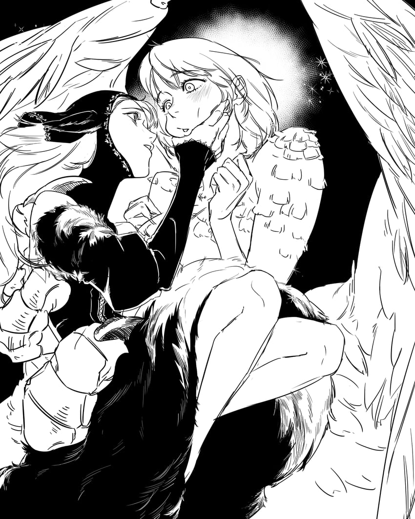 marcille donato and falin touden (dungeon meshi) drawn by ttal_ttal