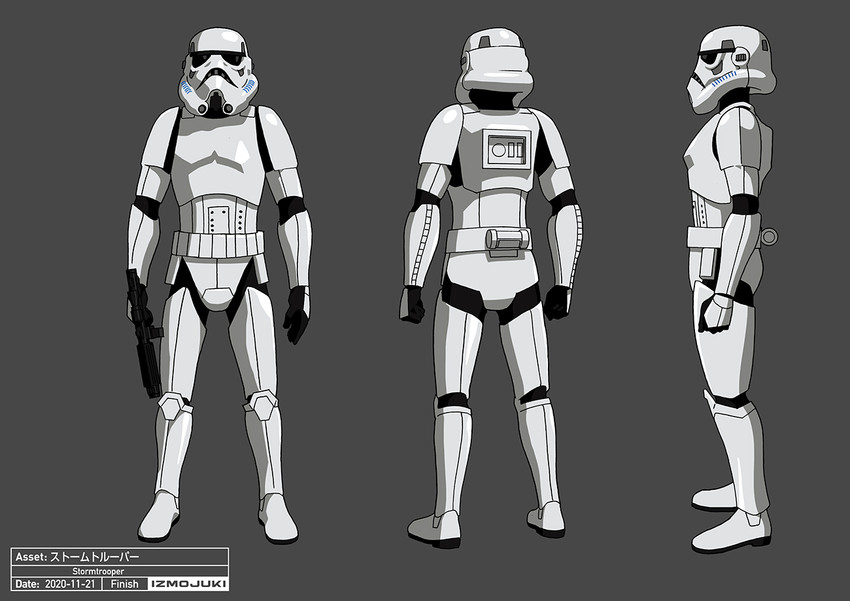 star wars and 1 more drawn by okubo_junji