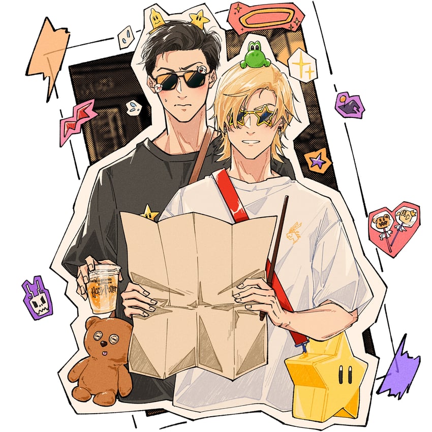 dion lesage and terrence (final fantasy and 2 more) drawn by shinya572