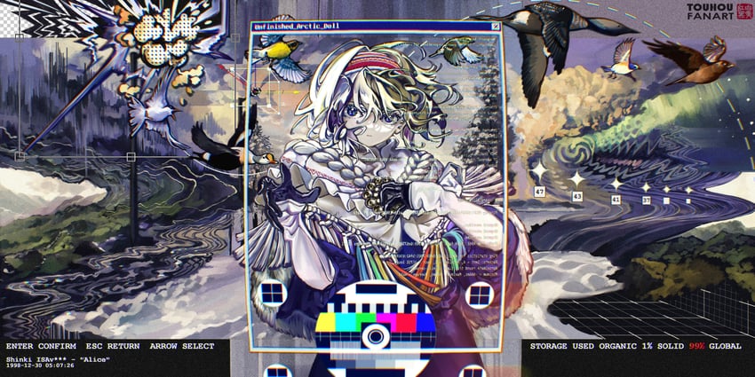 alice margatroid (touhou and 2 more) drawn by aks_hongbai_heihuang