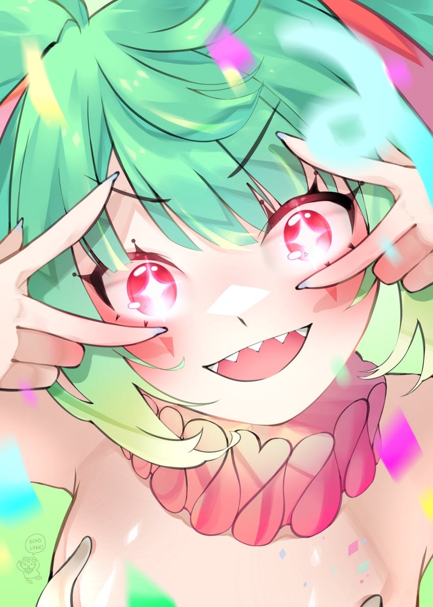 coni confetti (idol corp) drawn by echovnu