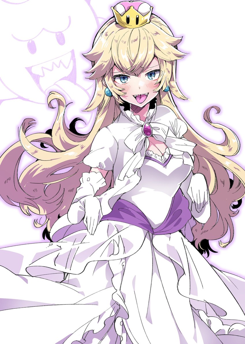 princess king boo and boo (mario and 2 more) drawn by takeshima_eku