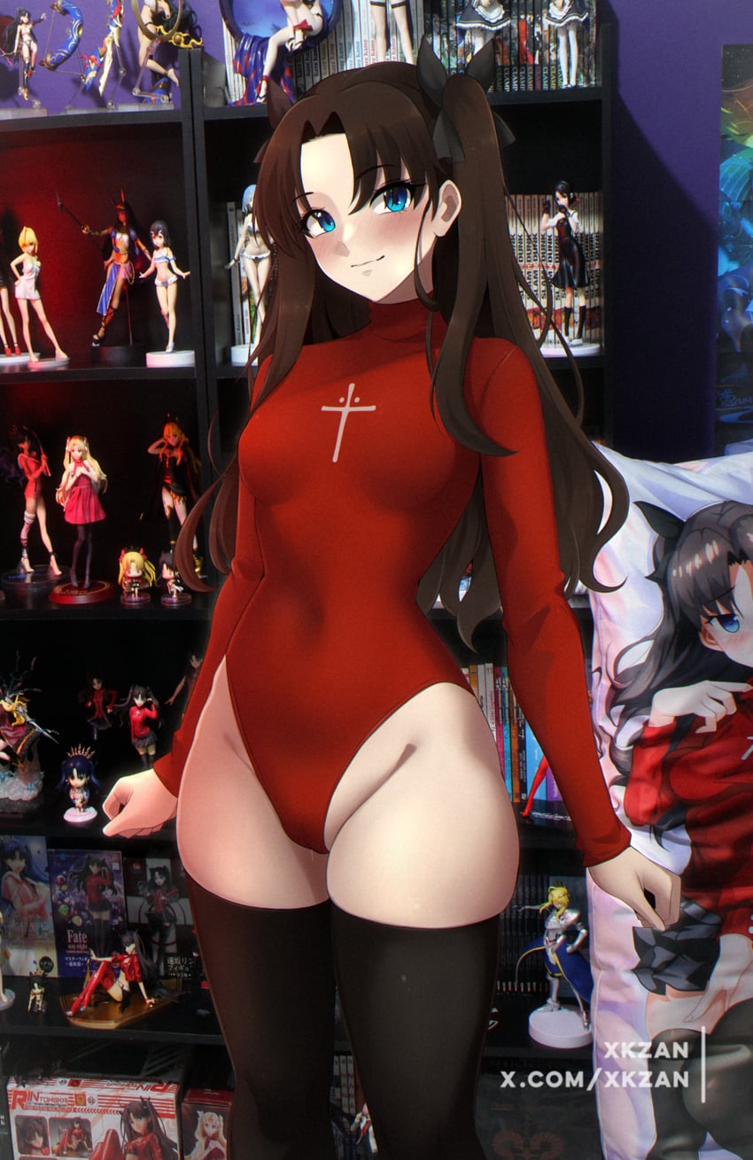 artoria pendragon, tohsaka rin, rem, ereshkigal, ishtar, and 2 more (fate and 4 more) drawn by xkzan