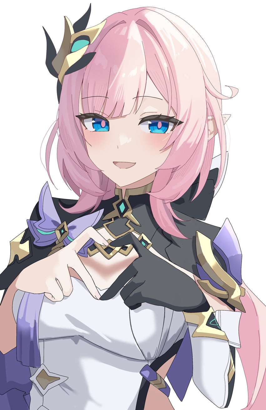 elysia (honkai and 1 more) drawn by h2o_omizu
