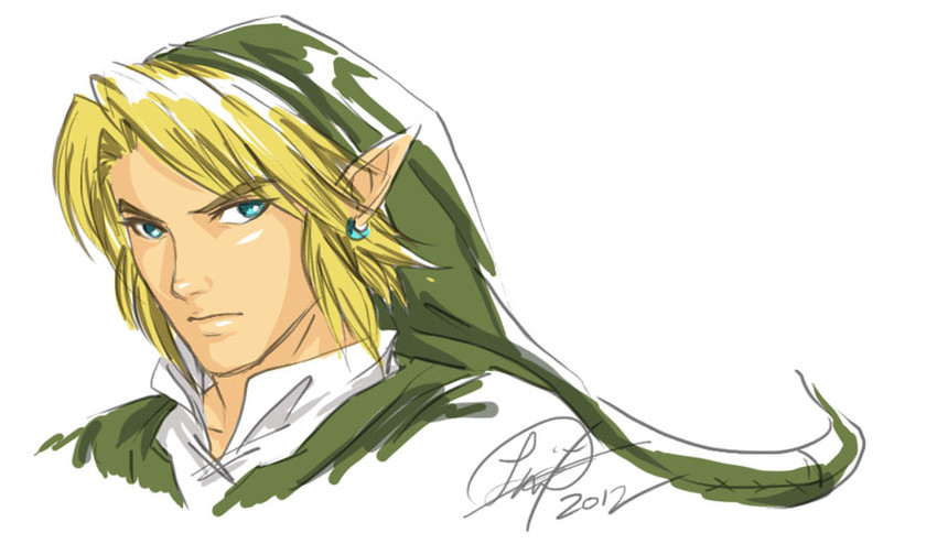 link (the legend of zelda) drawn by tixie_lix