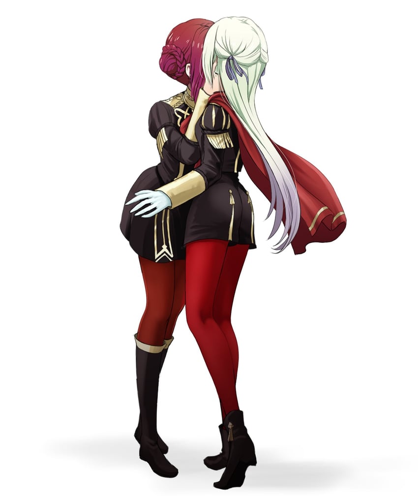 edelgard von hresvelg and monica von ochs (fire emblem and 2 more) drawn by nieto_tokage
