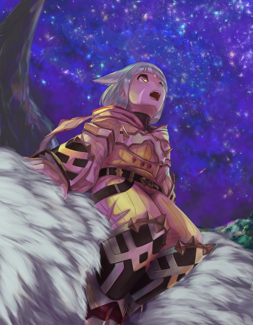 nia and dromarch (xenoblade chronicles and 1 more) drawn by rain_drop_(artist)