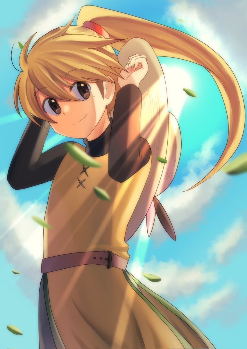 yellow (pokemon and 1 more) drawn by erin_oekaki0803
