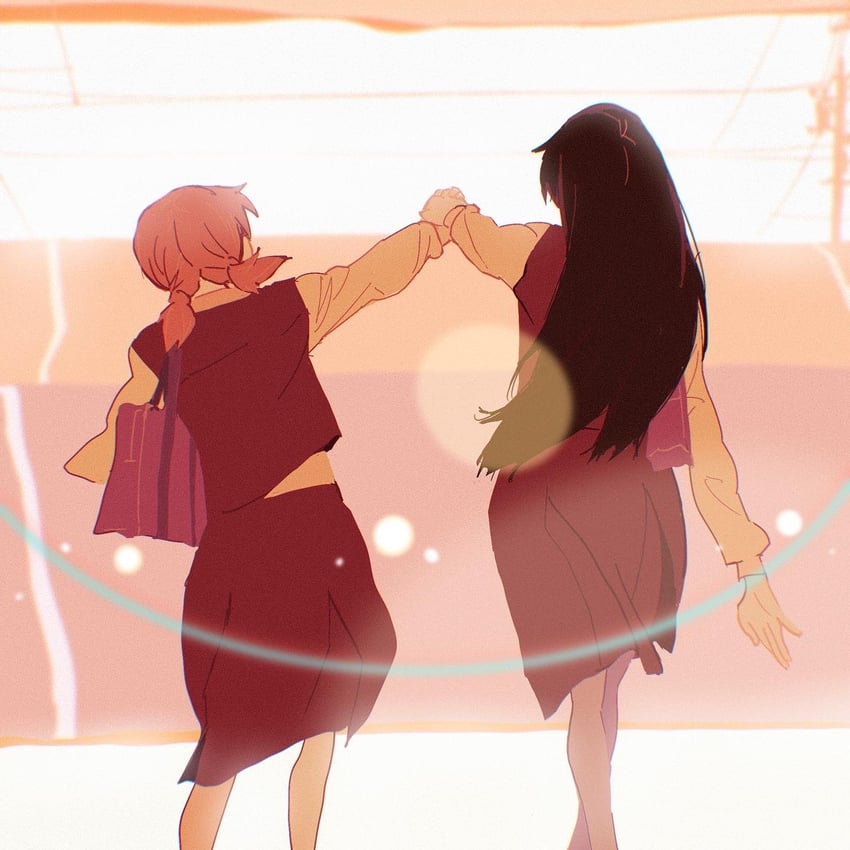 koito yuu and nanami touko (yagate kimi ni naru) drawn by 55bata6rou